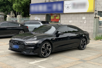 奥迪A7L 2023款 45 TFSI quattro S-line 黑武士版