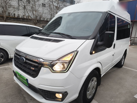 福特 新世代全顺 2021款 2.2T自动普通型客车Pro短轴7座中顶国VI