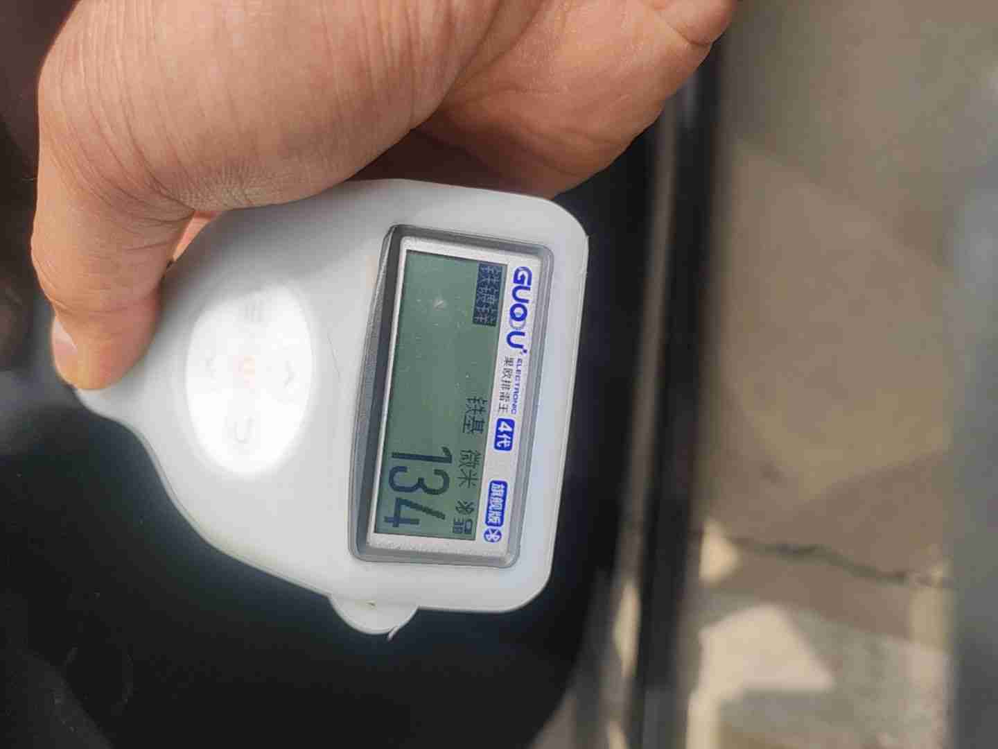另一处右后门漆面修复细节实拍