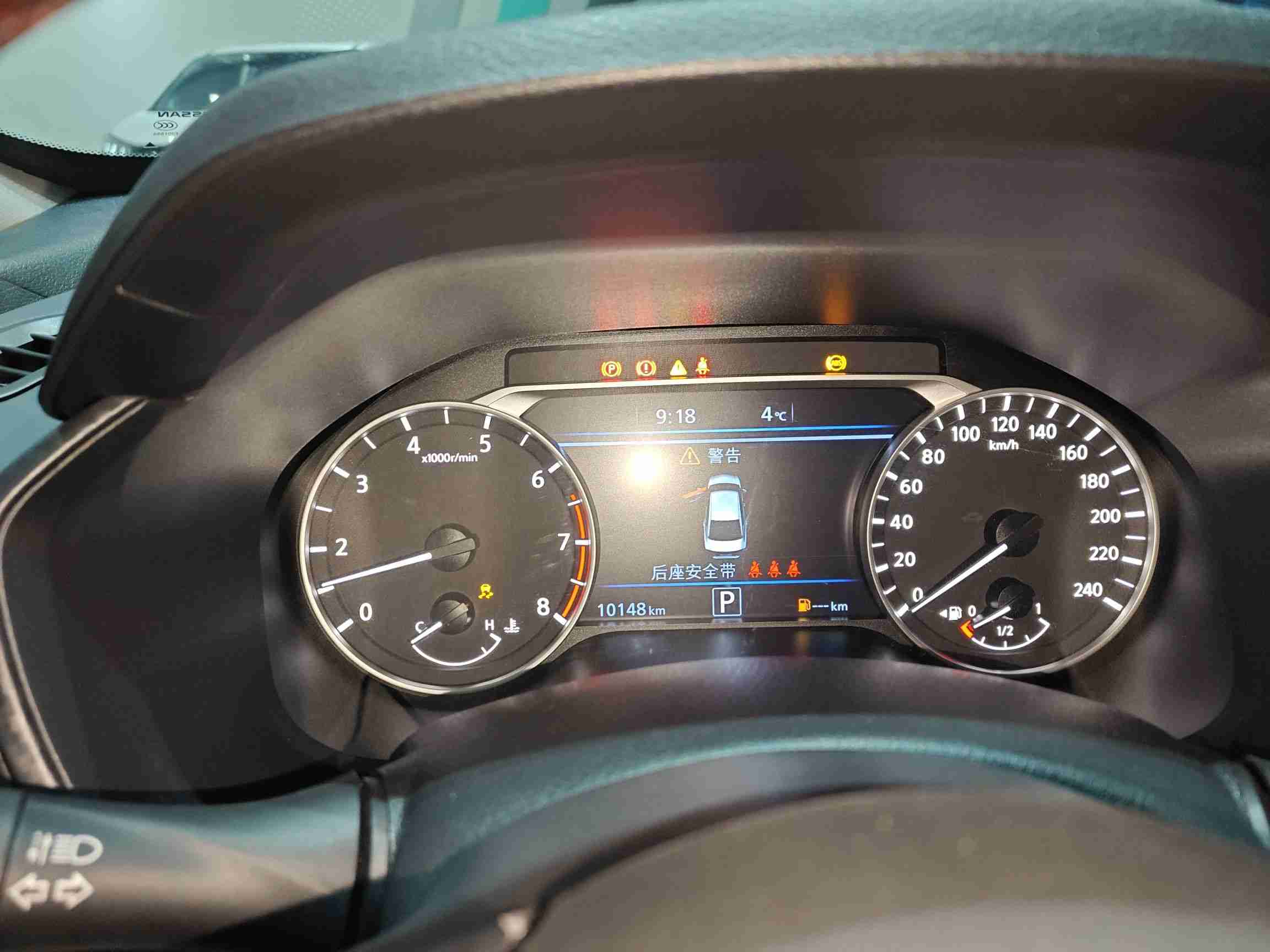 仪表盘故障灯提示实拍