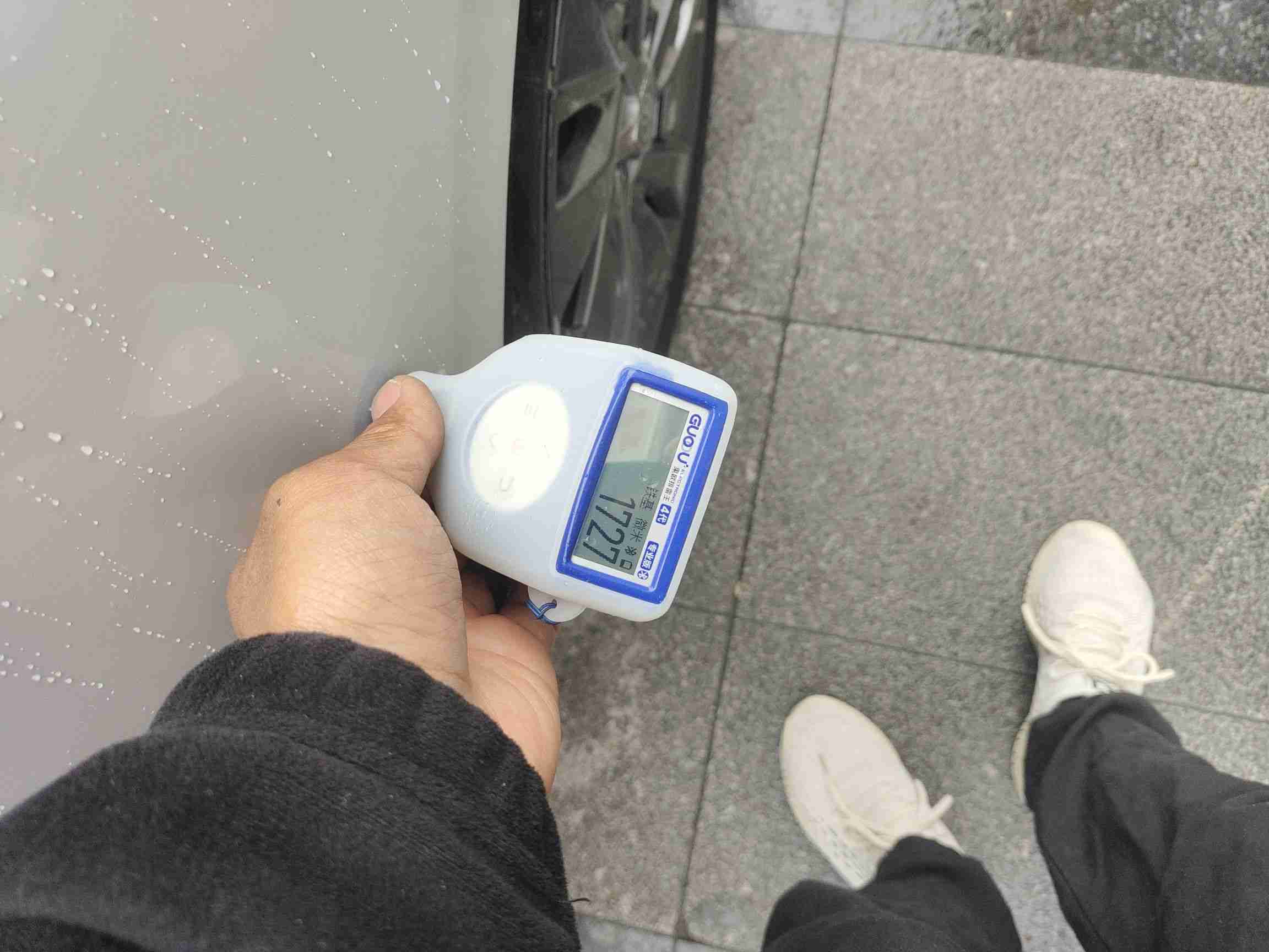 车辆右前翼子板漆面状态展示