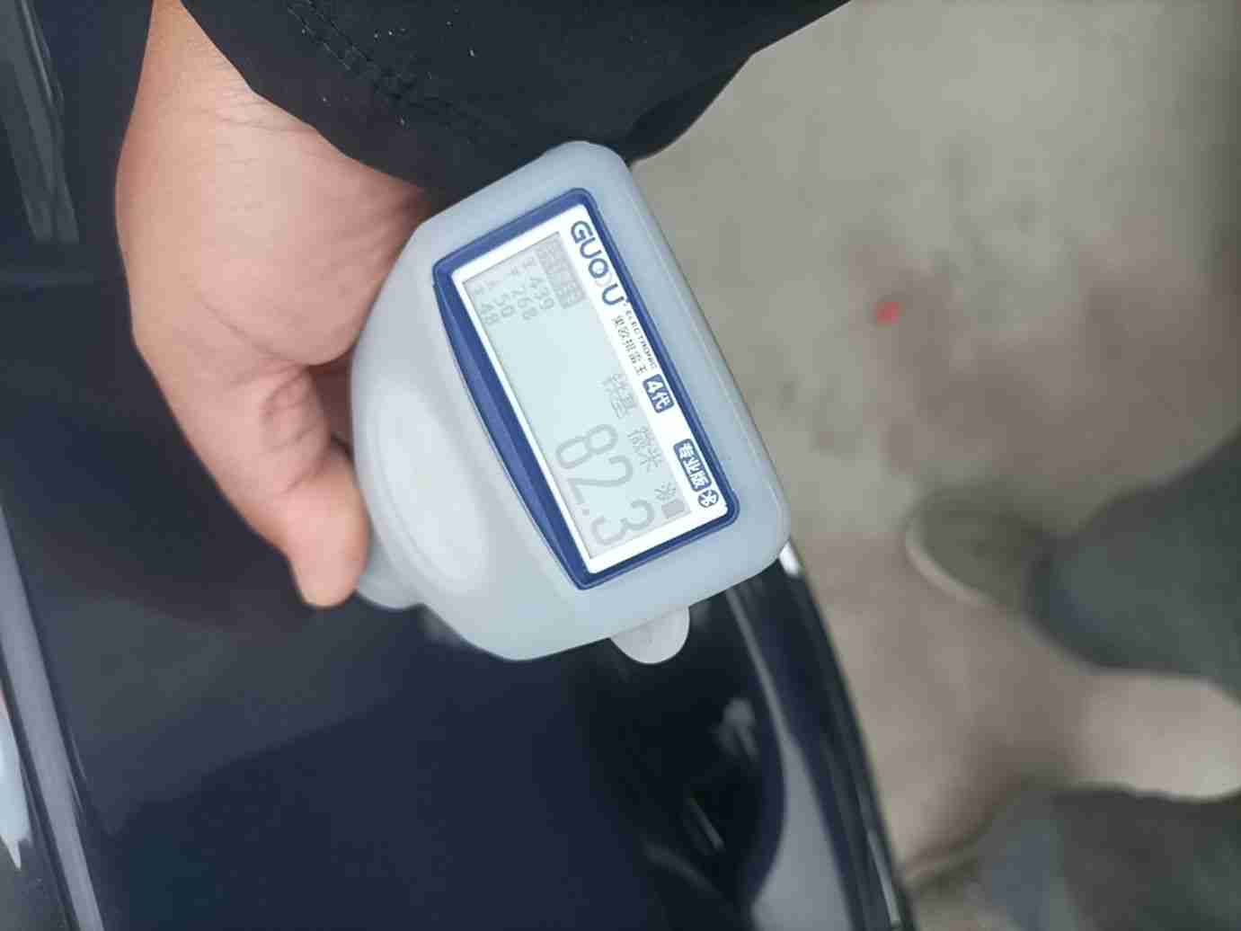 车辆右后侧车身外观展示