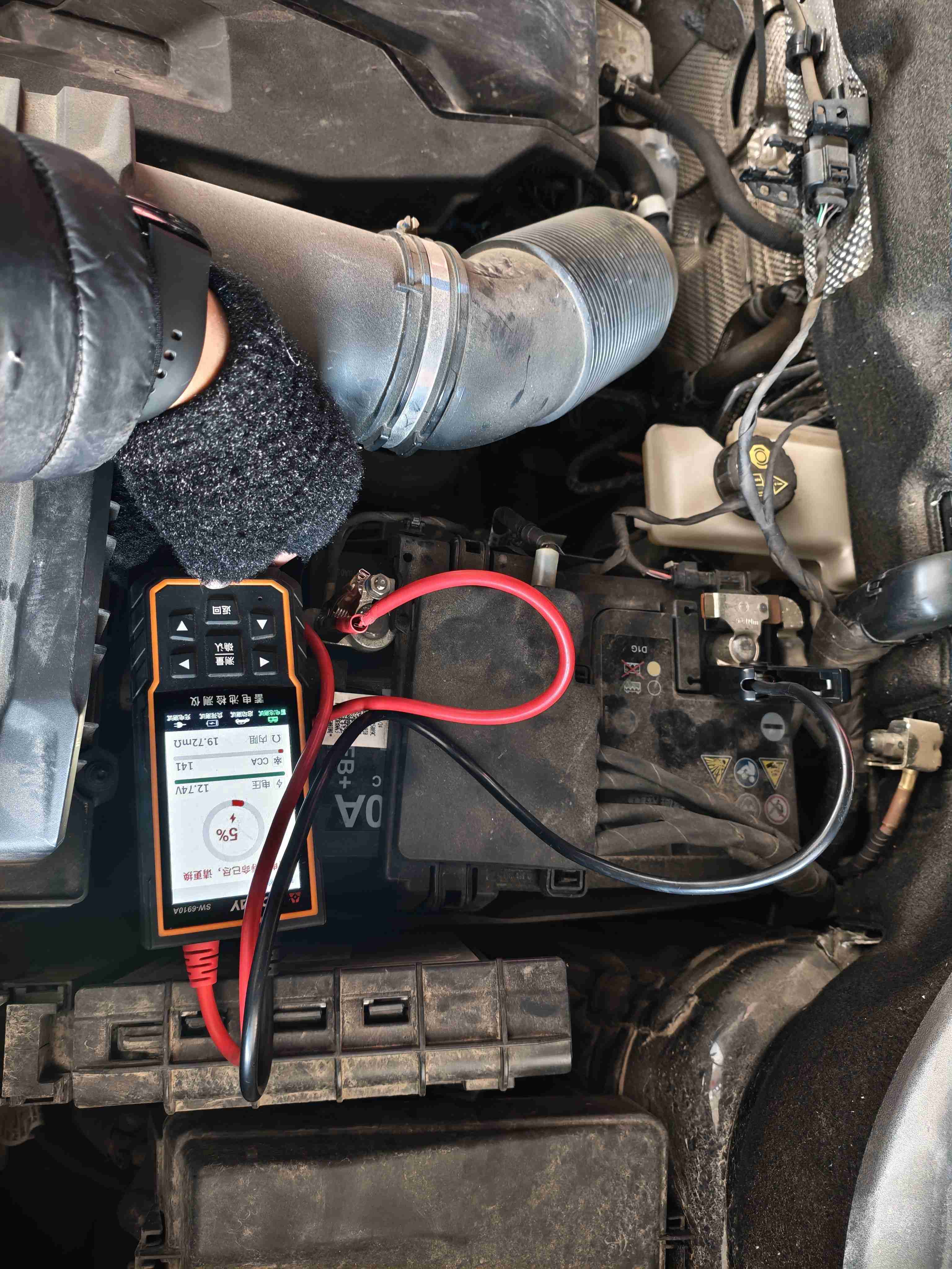 电瓶检测数据实拍