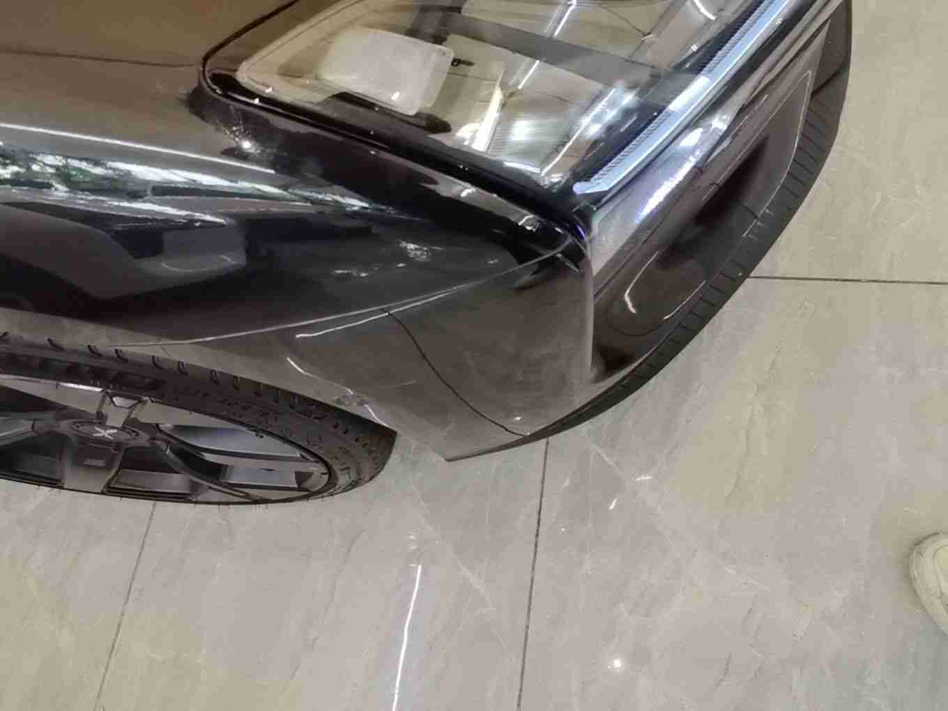 前保险杠安装轻微异常实拍