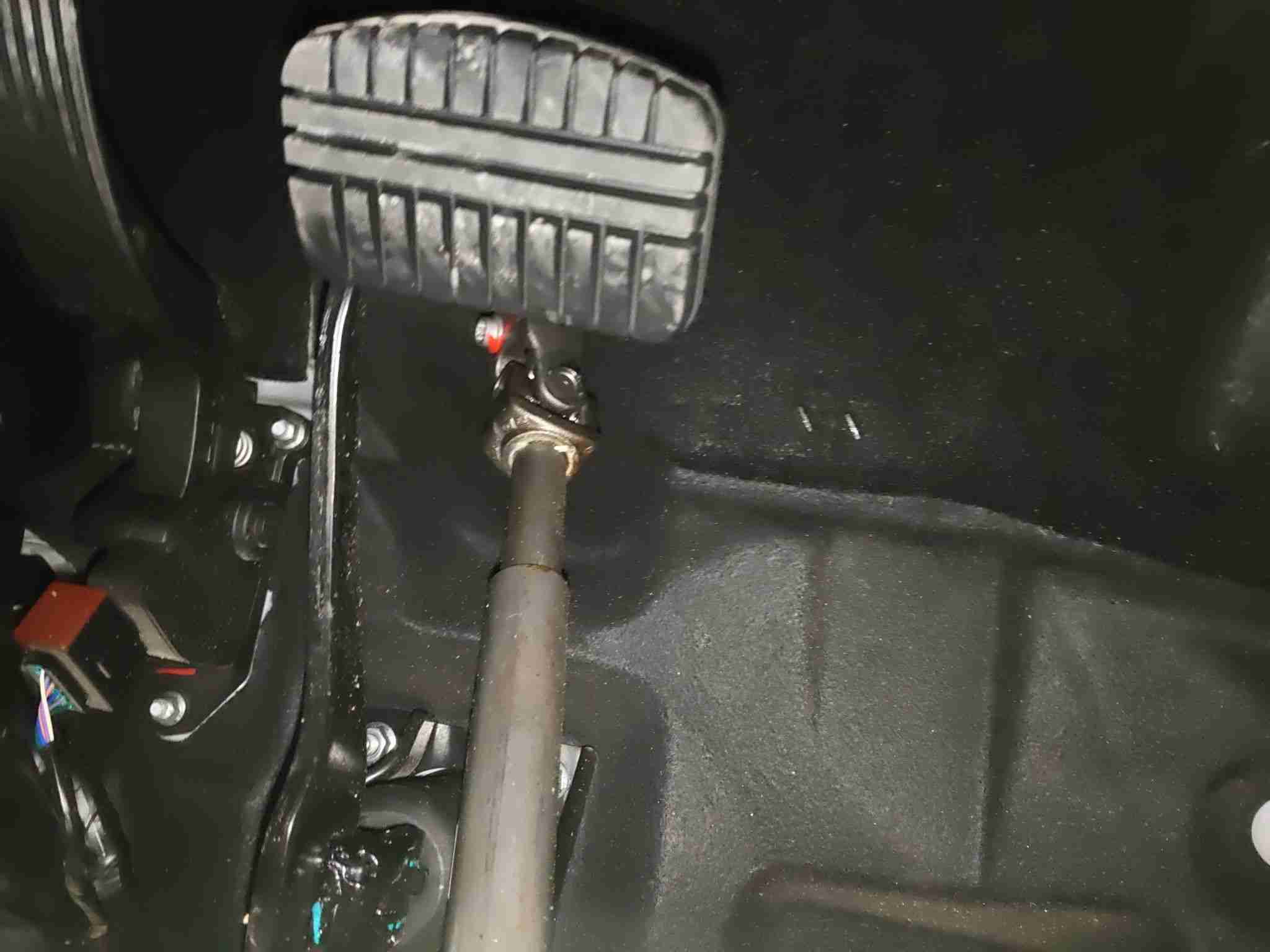 转向柱表面浮锈实拍