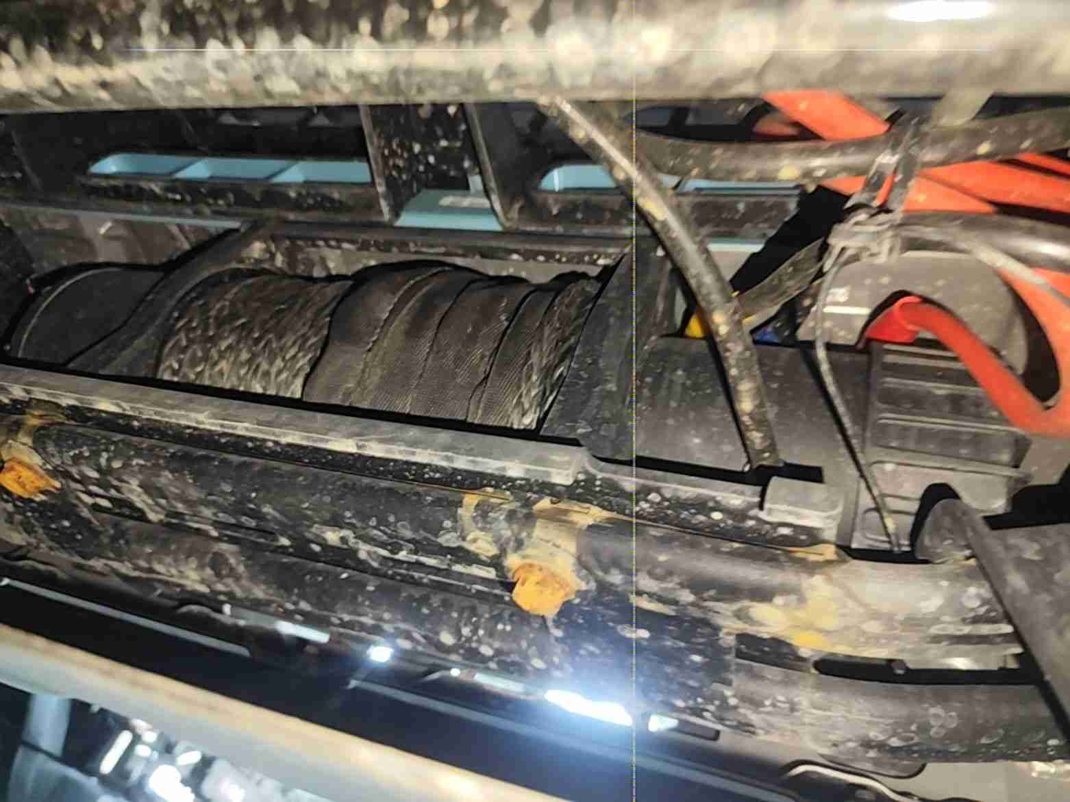 后部加装拖车装置实拍