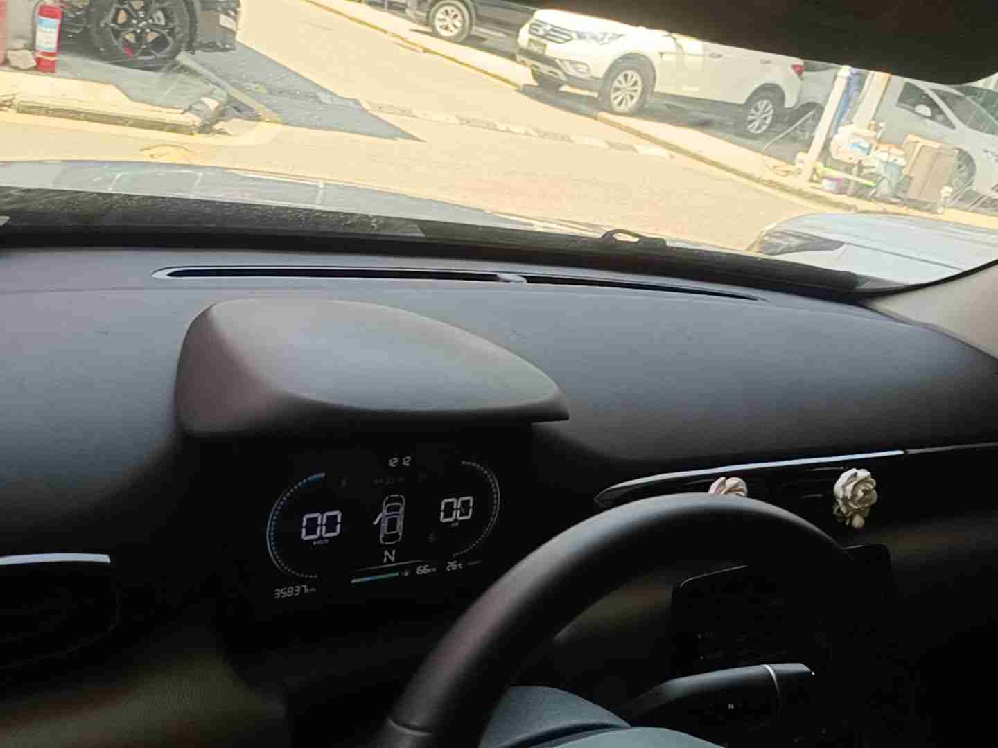 中控台表面污渍实拍